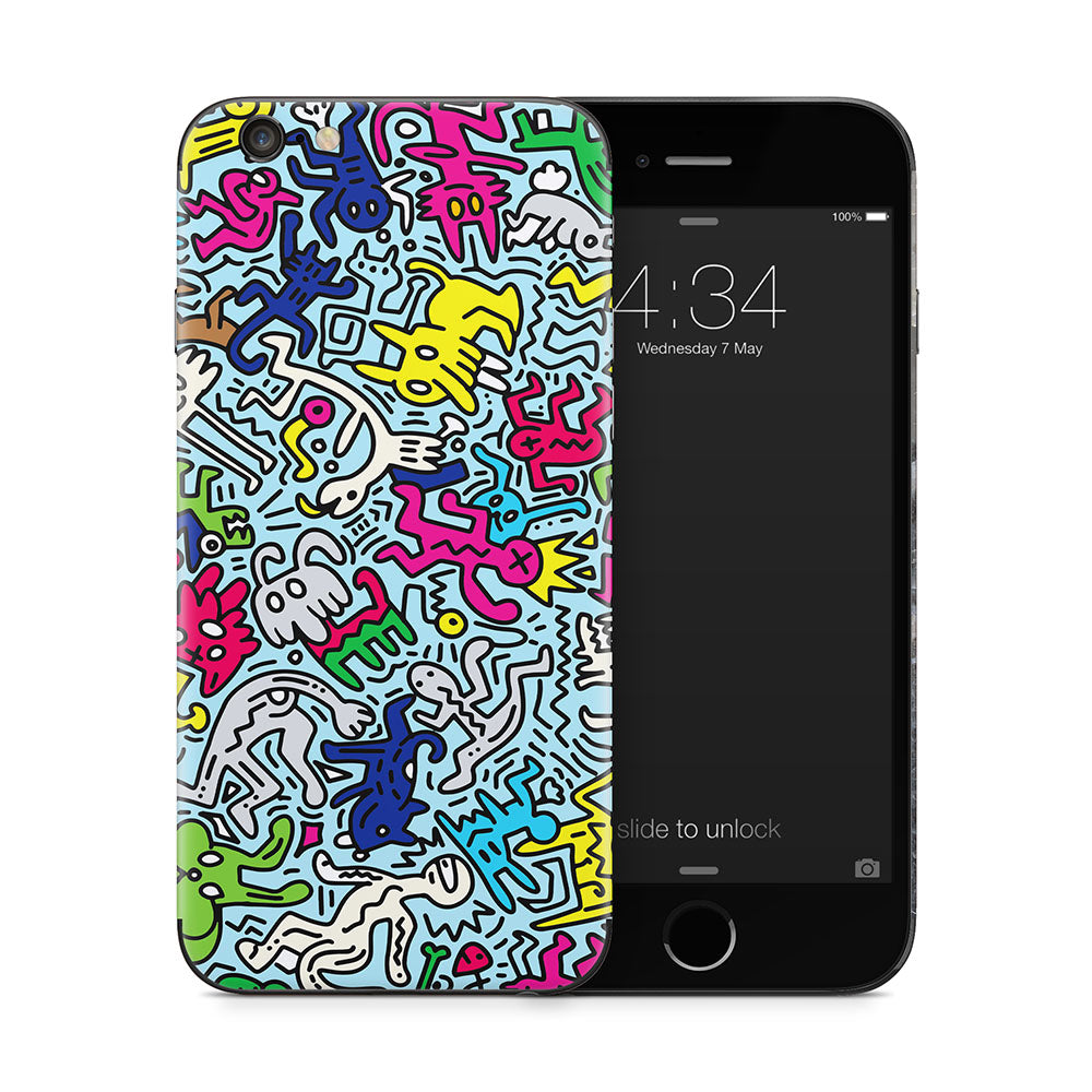 Doodle Crazy iPhone 6/6S Skin