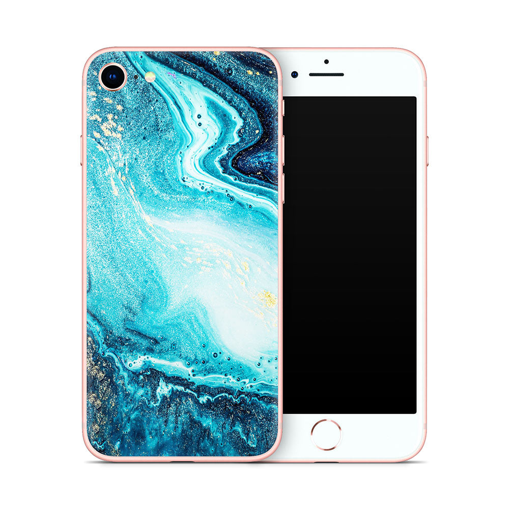 Blue River Marble iPhone 7/8 Skin