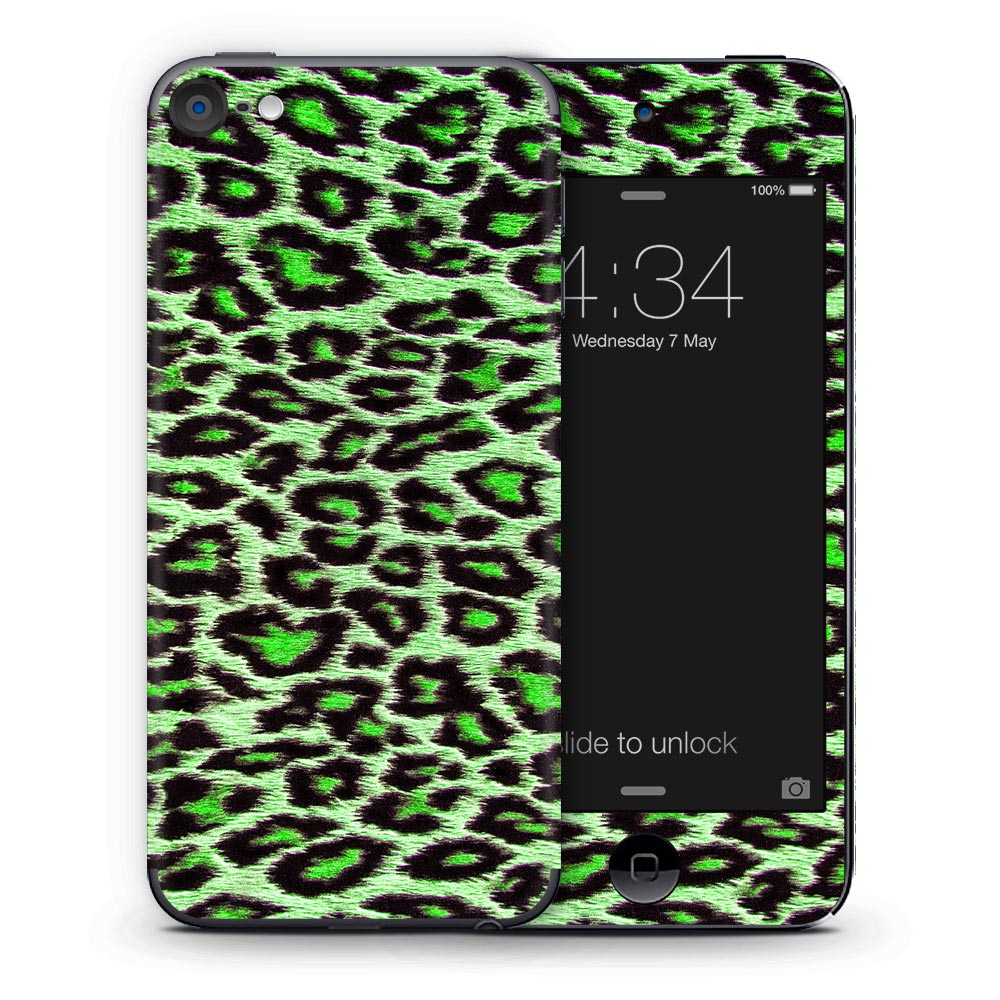 Green Leopard Print iPod Touch Skin