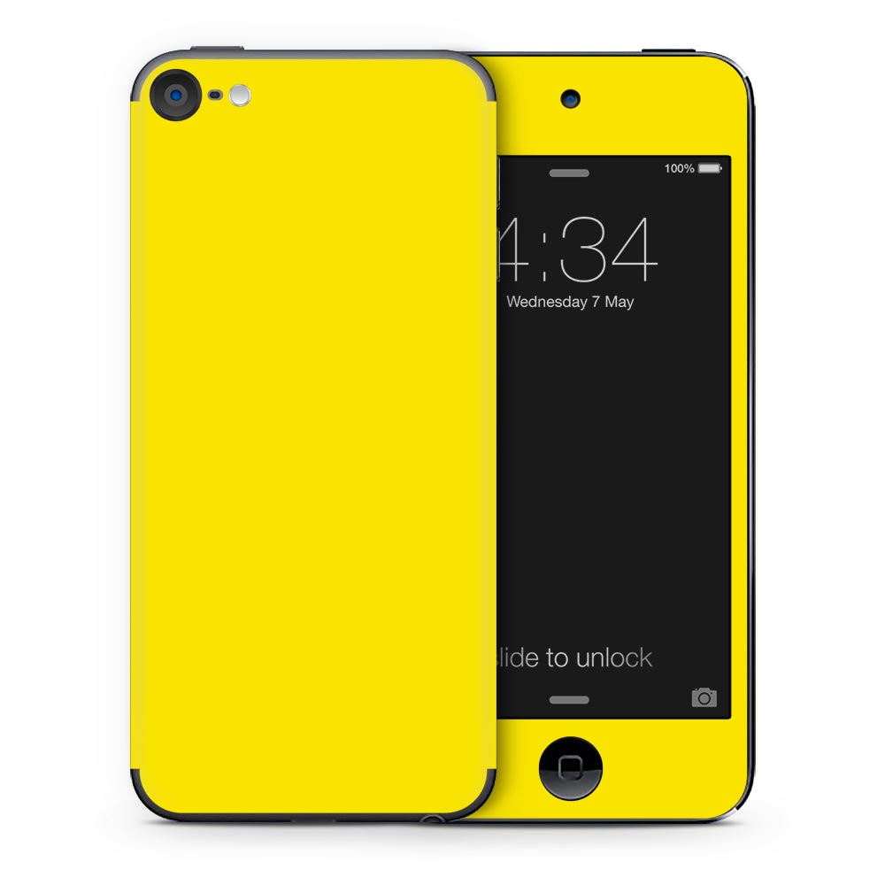 Yellow iPod Touch Skin