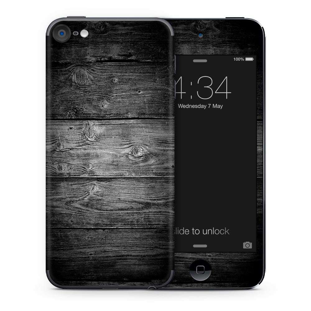 Black Timber V2 iPod Touch Skin