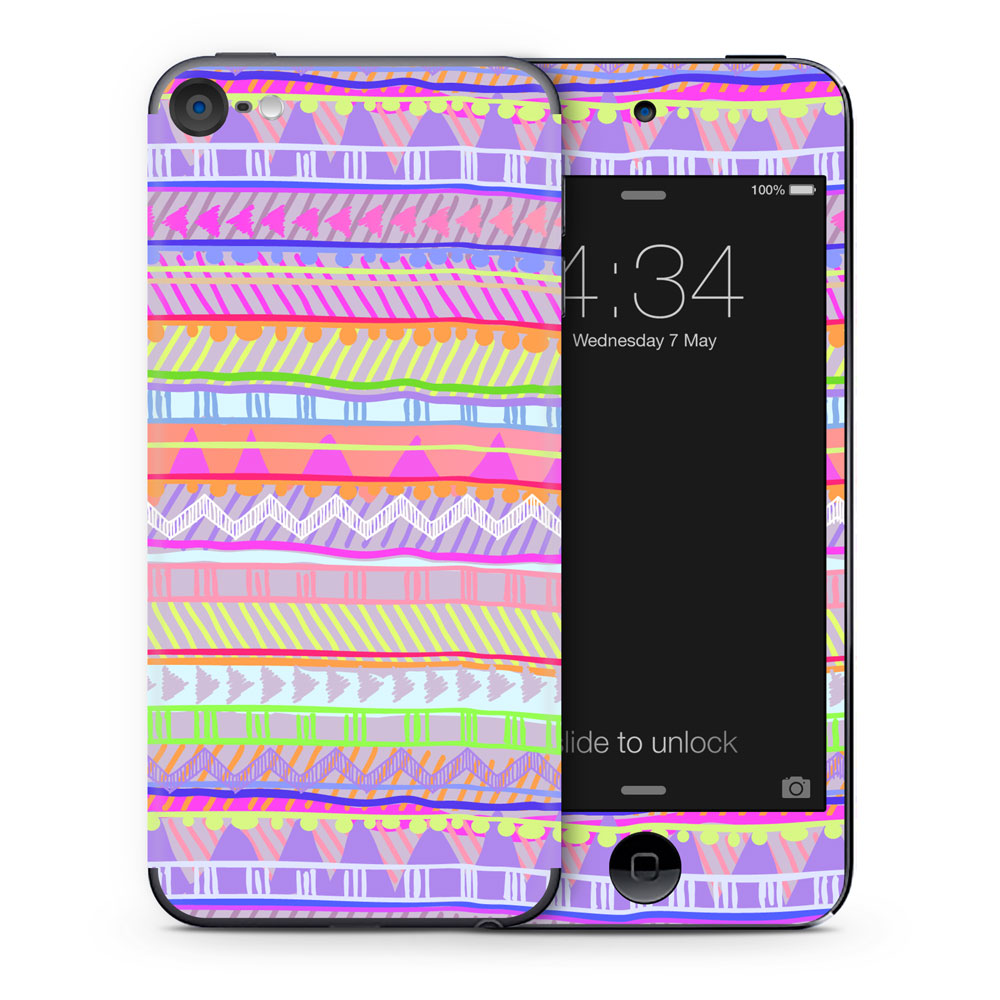 Pink Tribal Chevron iPod Touch Skin