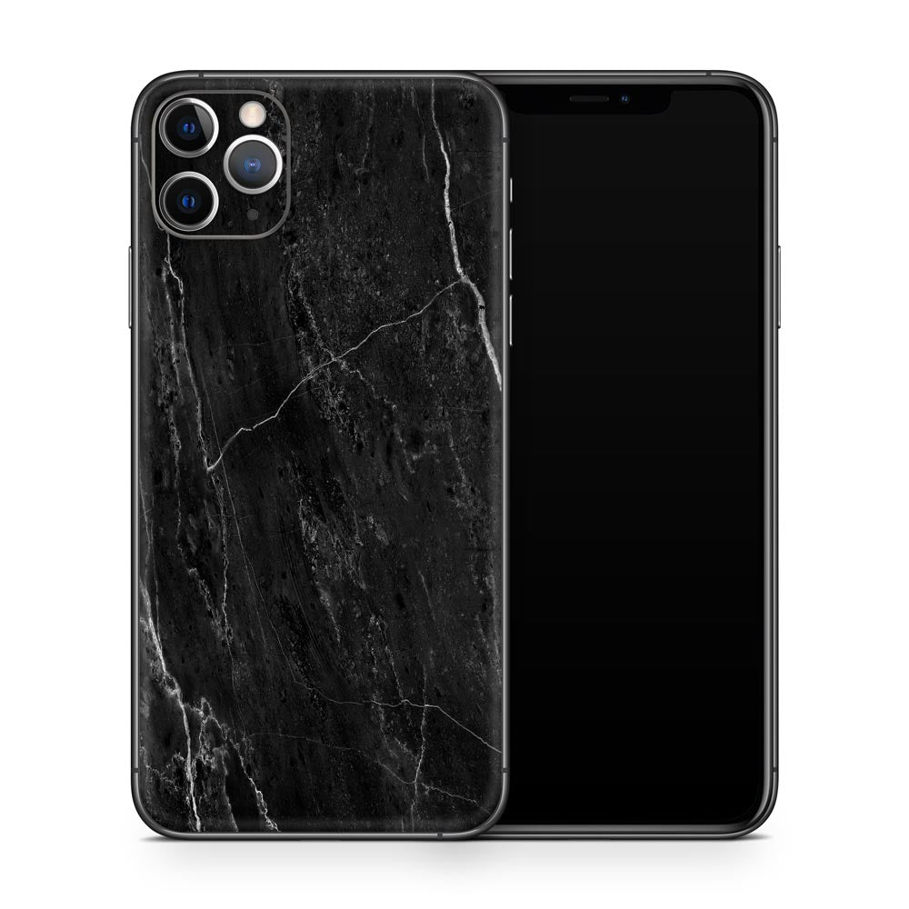Black Marble II iPhone 11 Skin