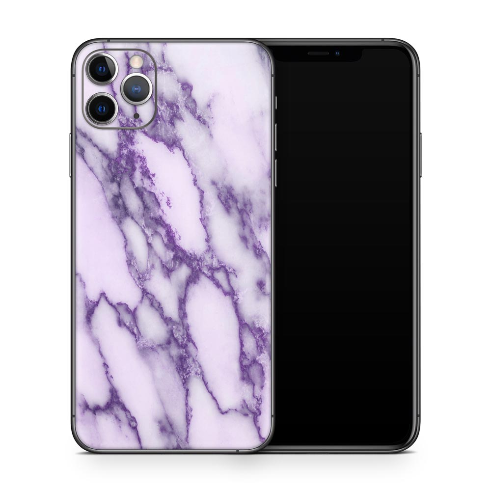 Purple Marble II iPhone 11 Skin