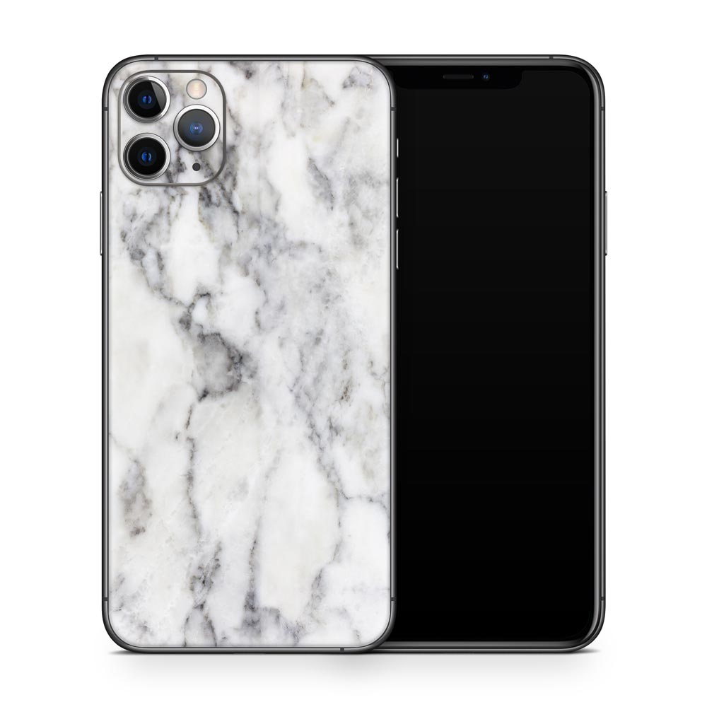 Classic White Marble iPhone 11 Skin