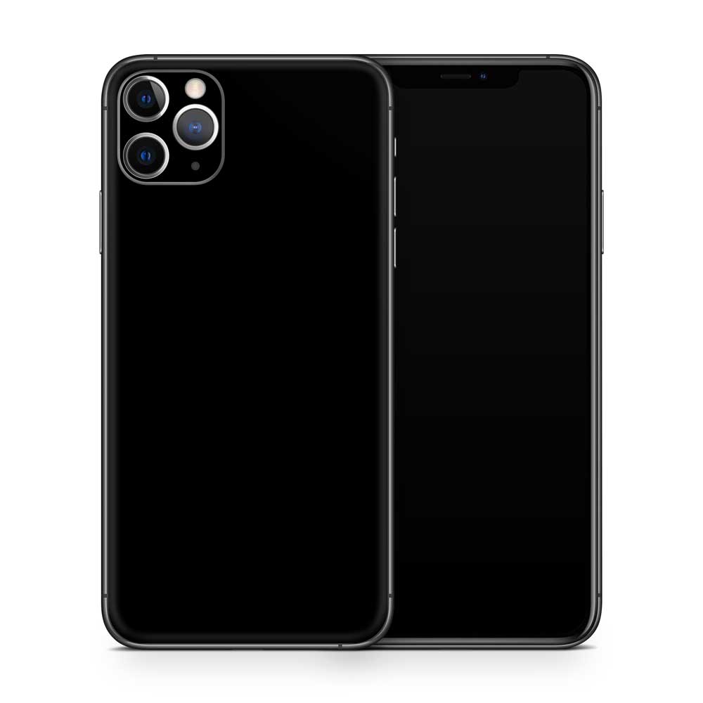 Black iPhone 11 Skin