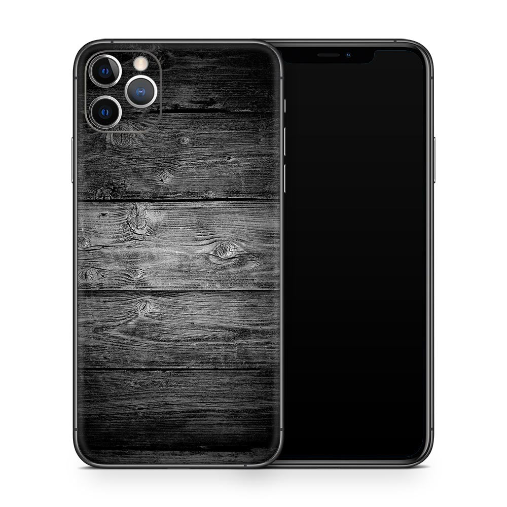 Black Timber V2 iPhone 11 Skin