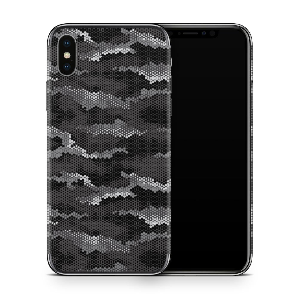 Honeycomb Camo iPhone X Skin