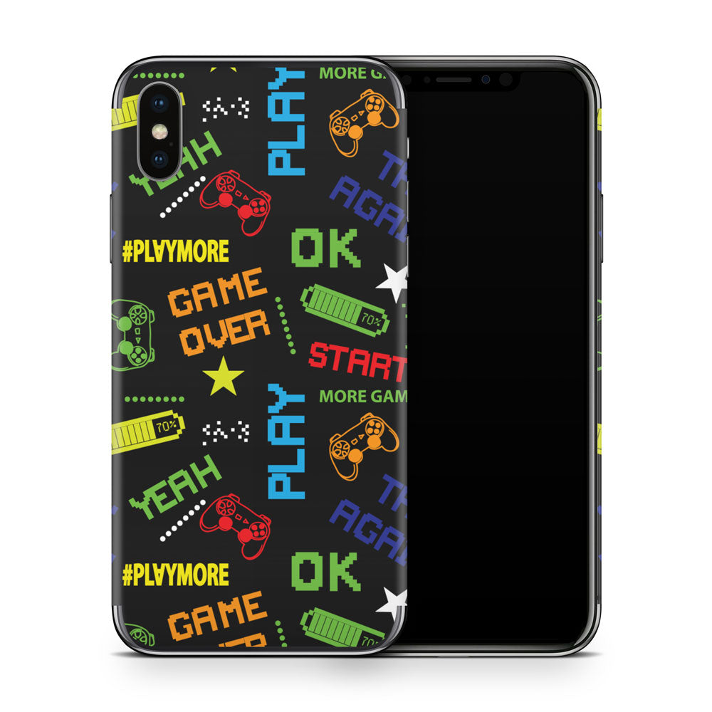 Game Over iPhone X Skin