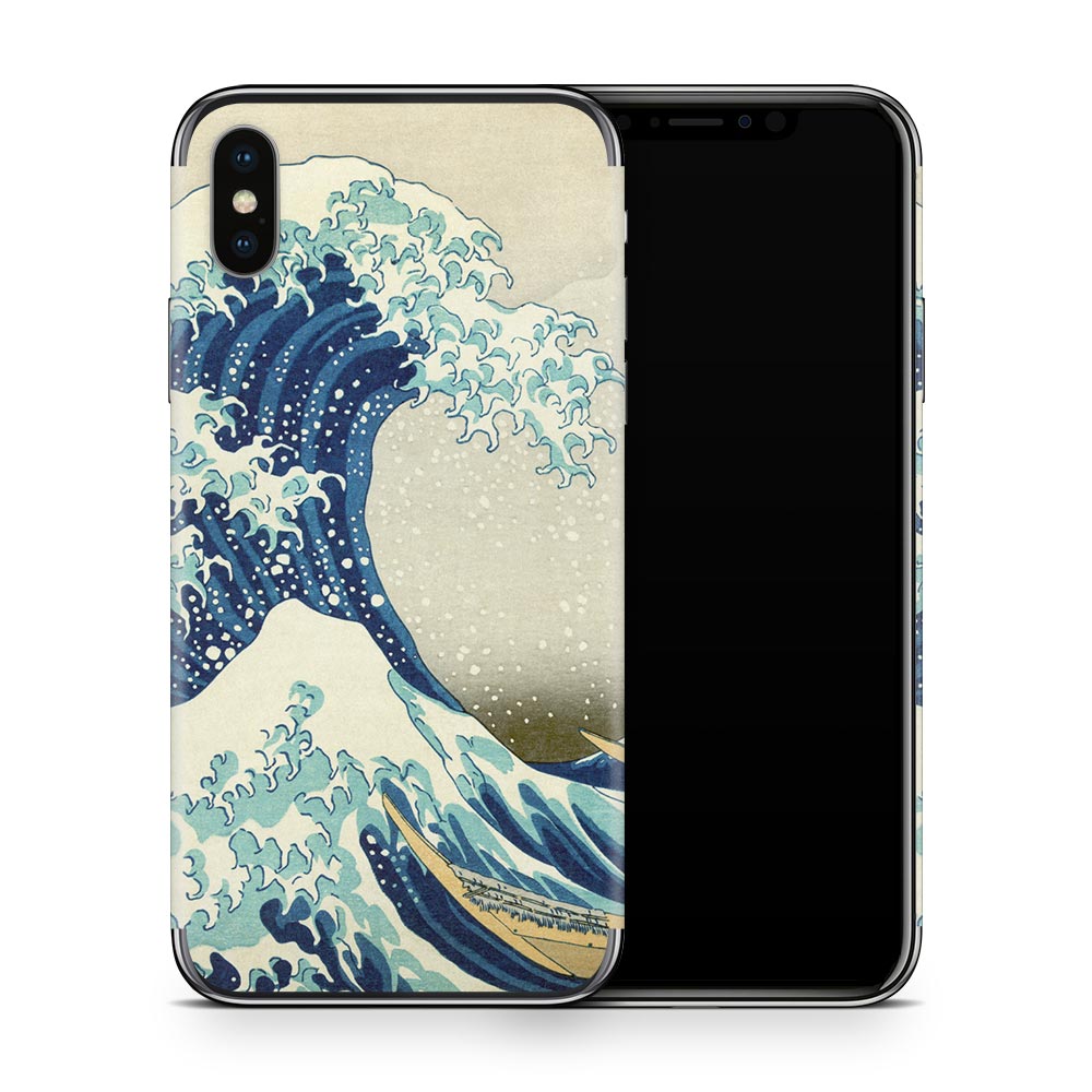 Great Wave iPhone X Skin