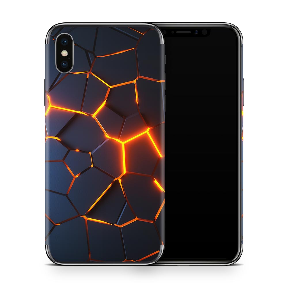 Lava Crush iPhone X Skin