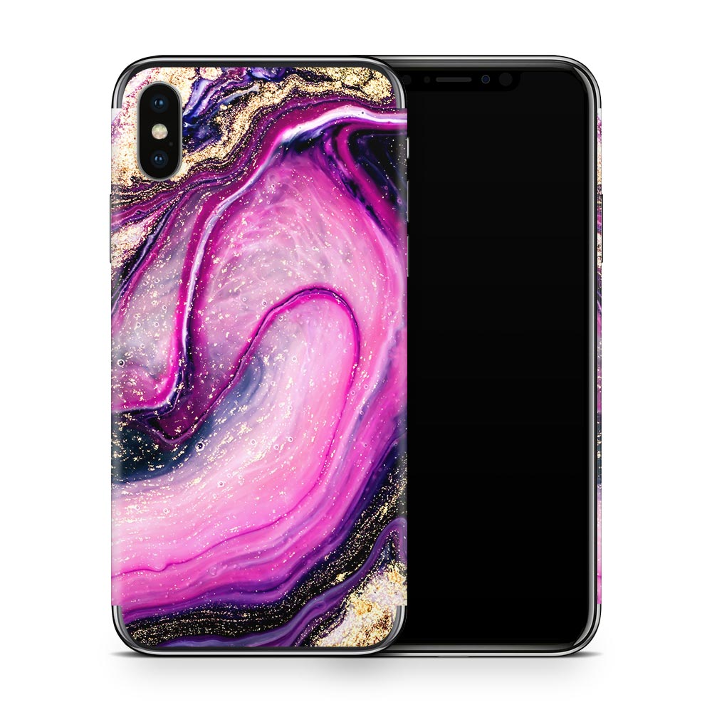 Bright Marble iPhone X Skin