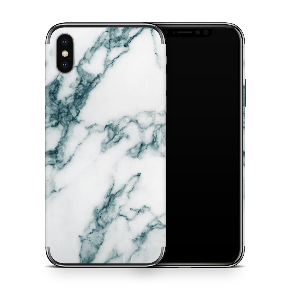 Verde Marble iPhone X Skin