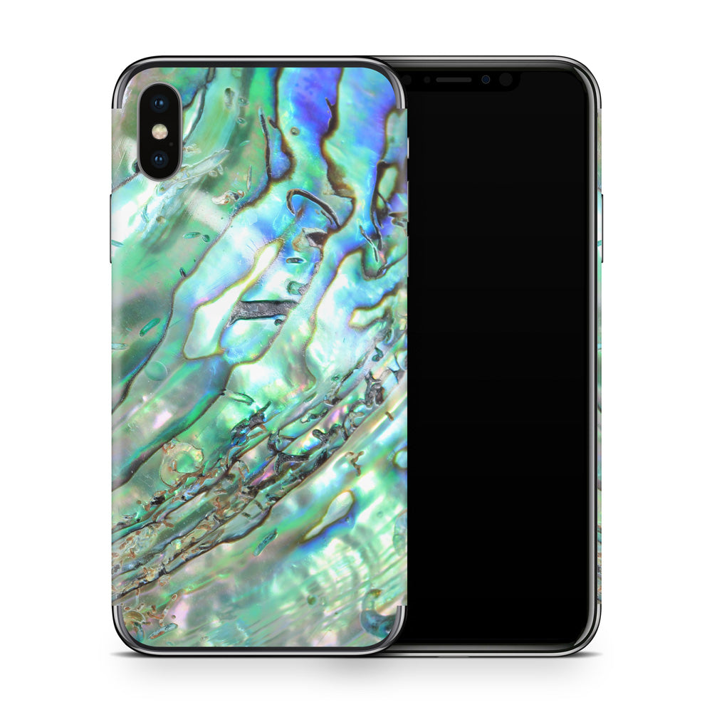 Pale Pearl Shell iPhone X Skin