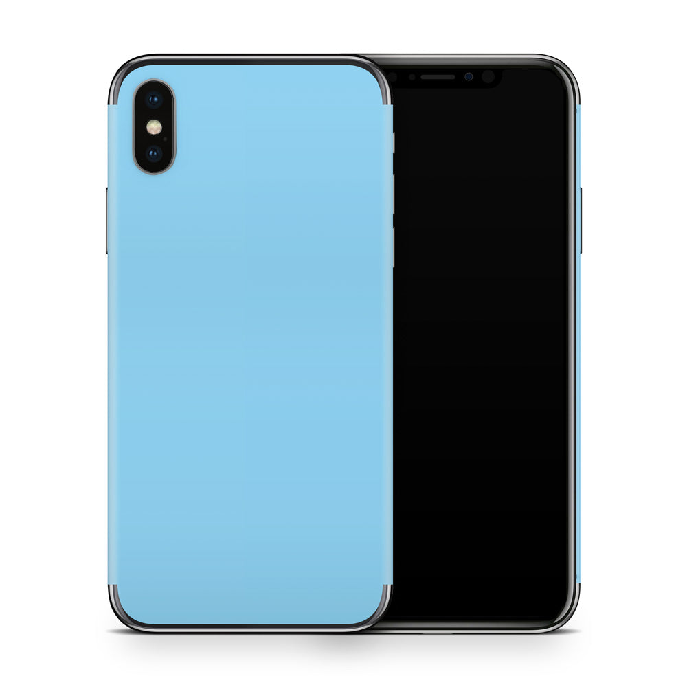 Baby Blue iPhone X Skin