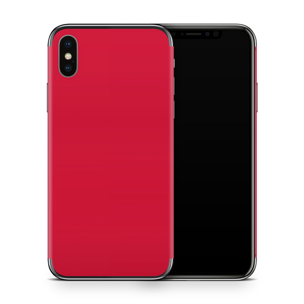 Red iPhone X Skin