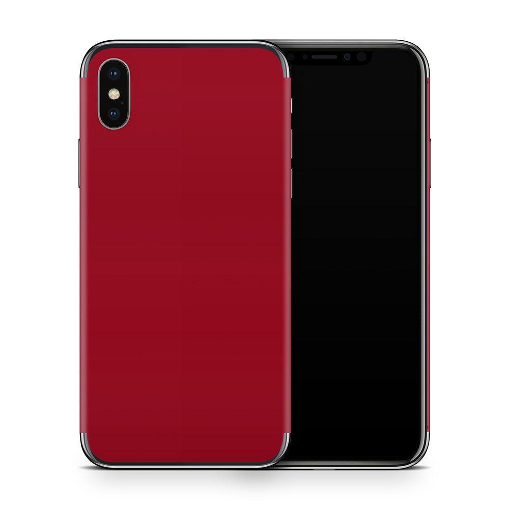 Red iPhone X Skin