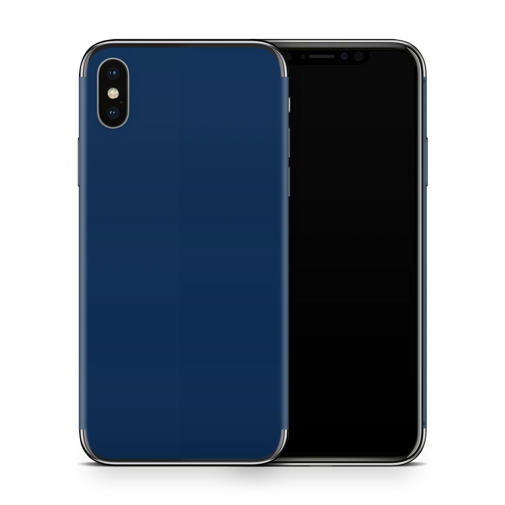 Navy iPhone X Skin