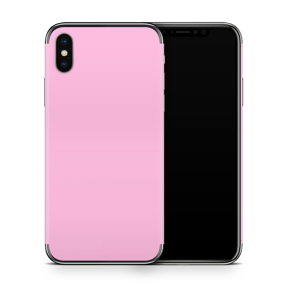 Pink iPhone X Skin