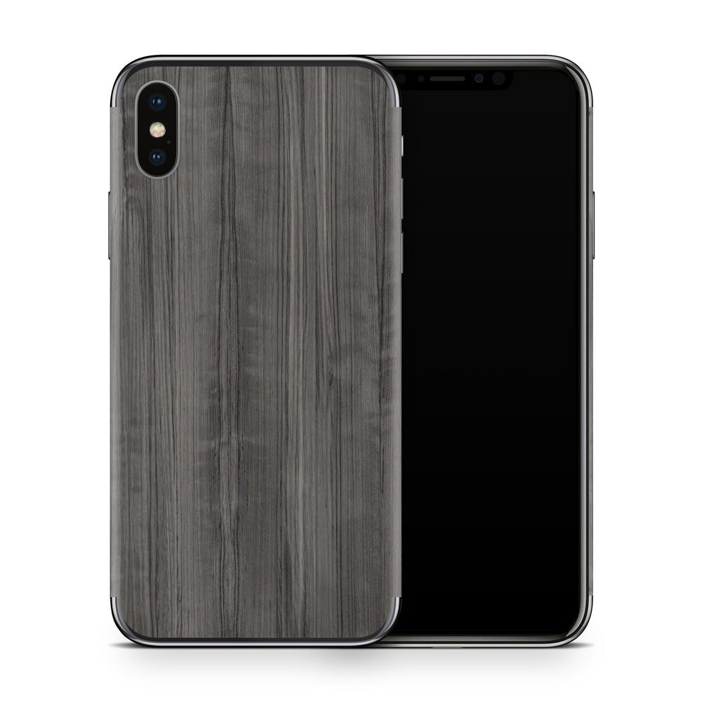 Oak Grey Timber iPhone X Skin