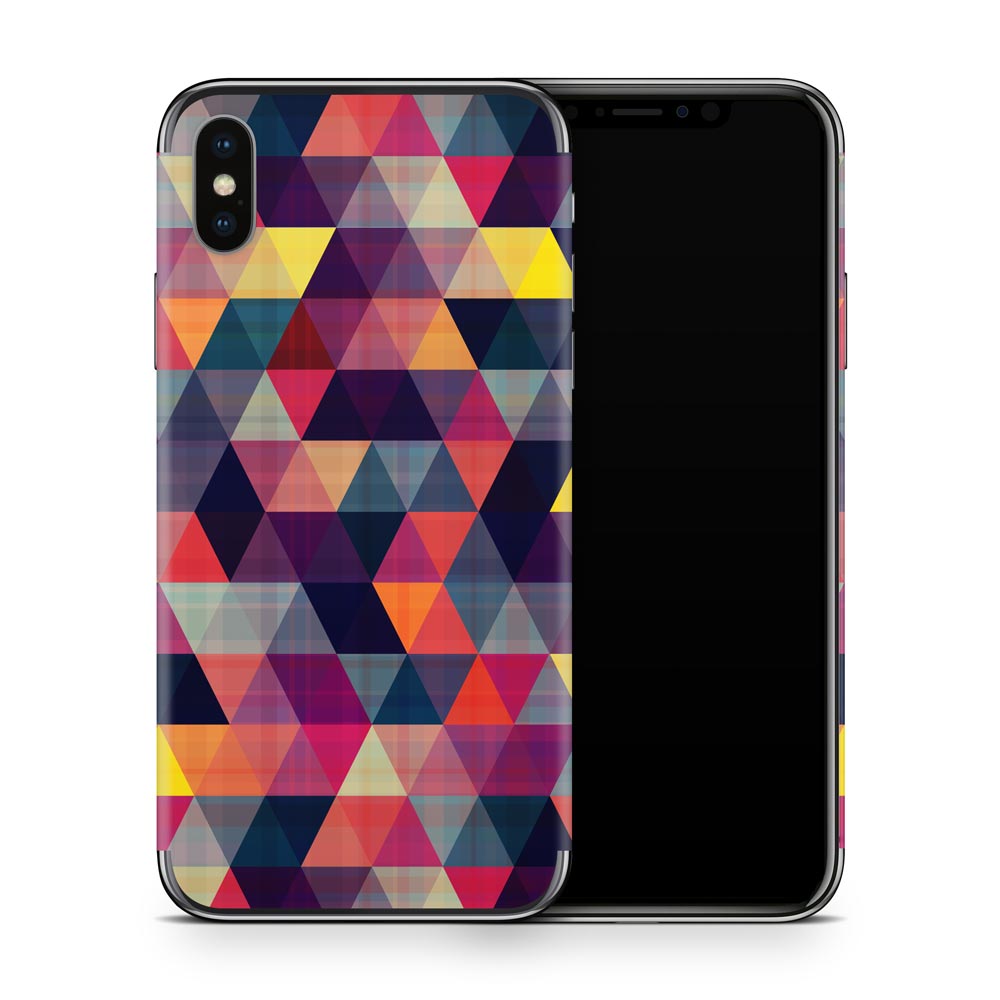 Vintage Geometric iPhone X Skin