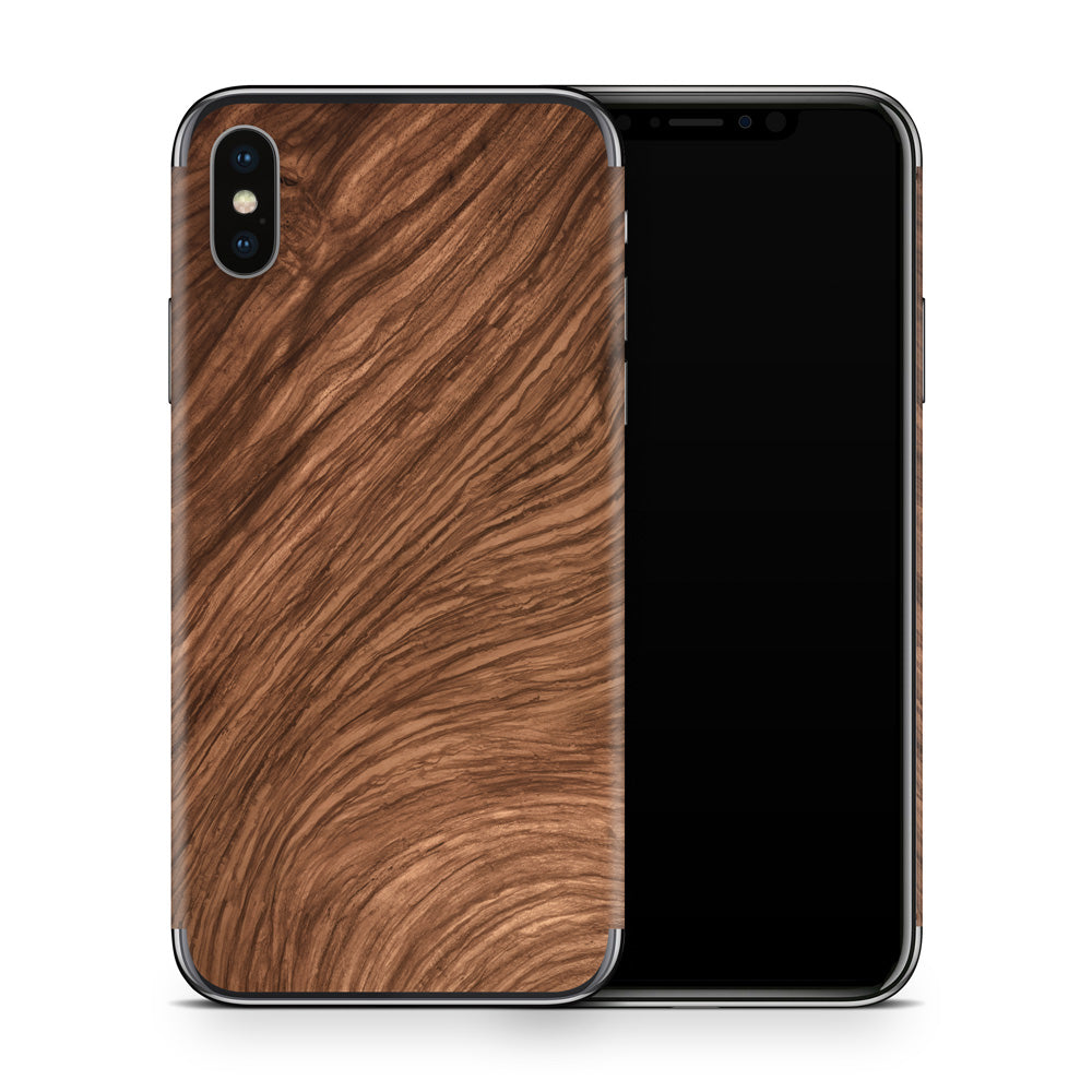 Wood Flow iPhone X Skin