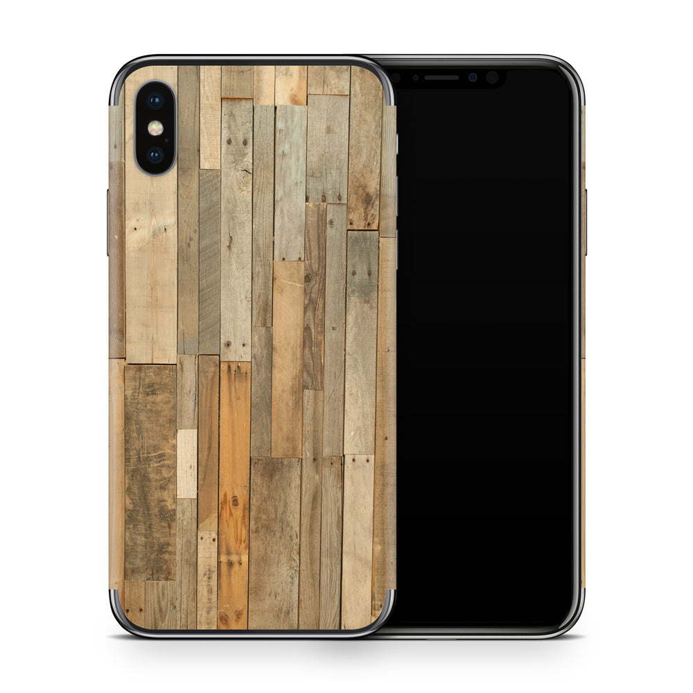 Reclaimed Wood iPhone X Skin