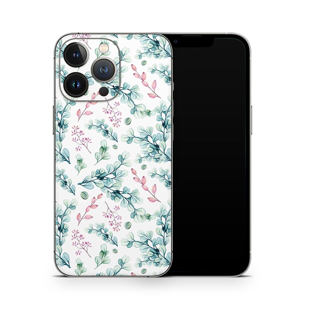 Berry Leaf iPhone 13 Skin