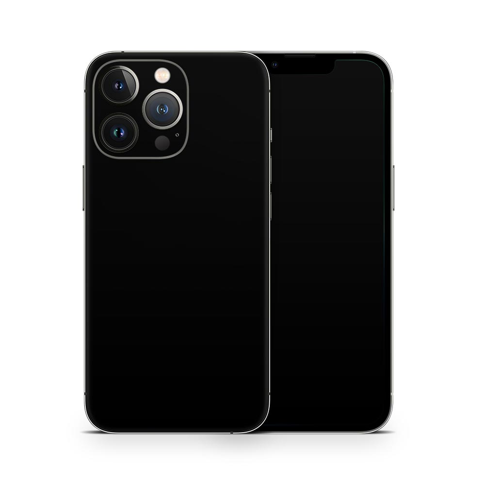 Black iPhone 13 Skin