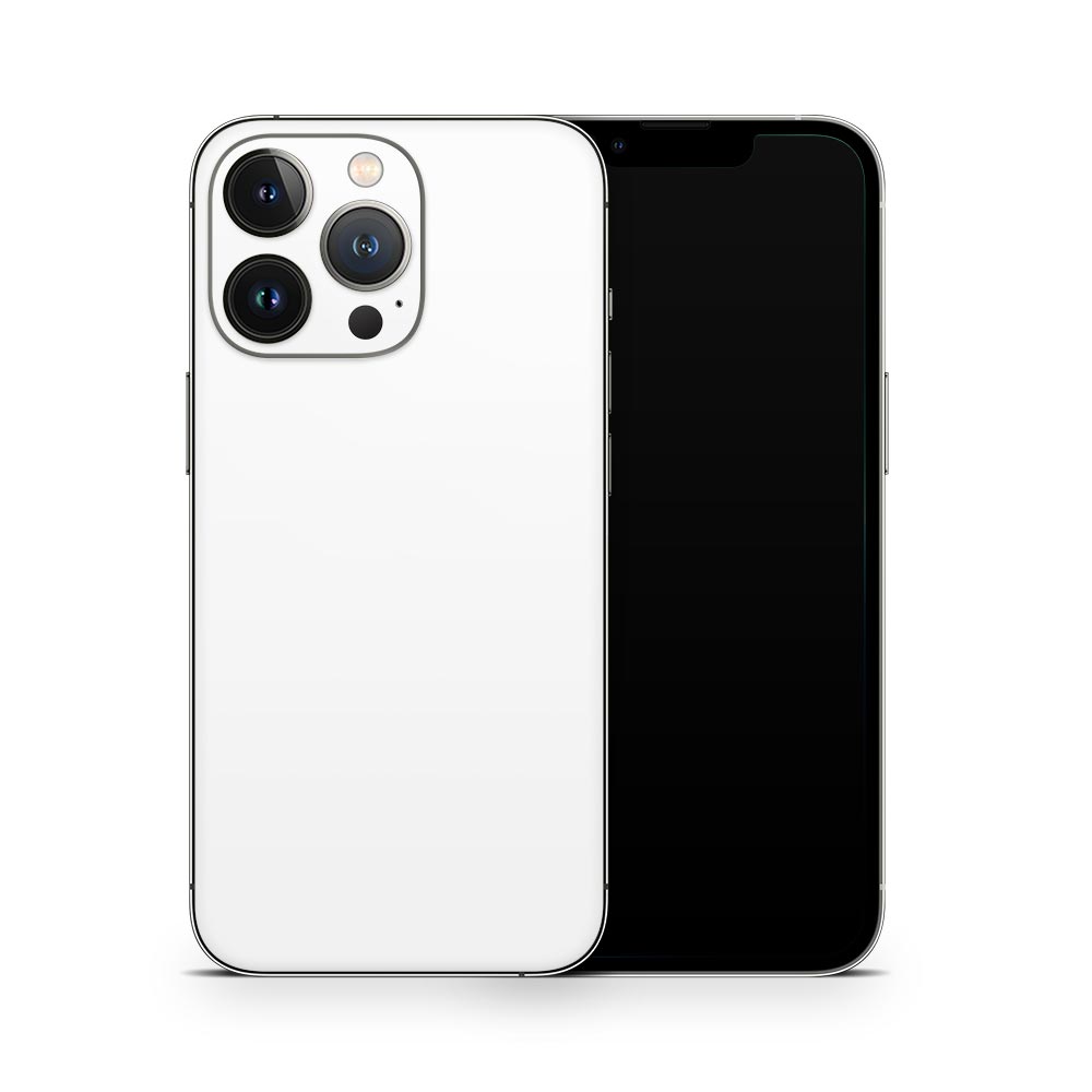 White iPhone 13 Skin