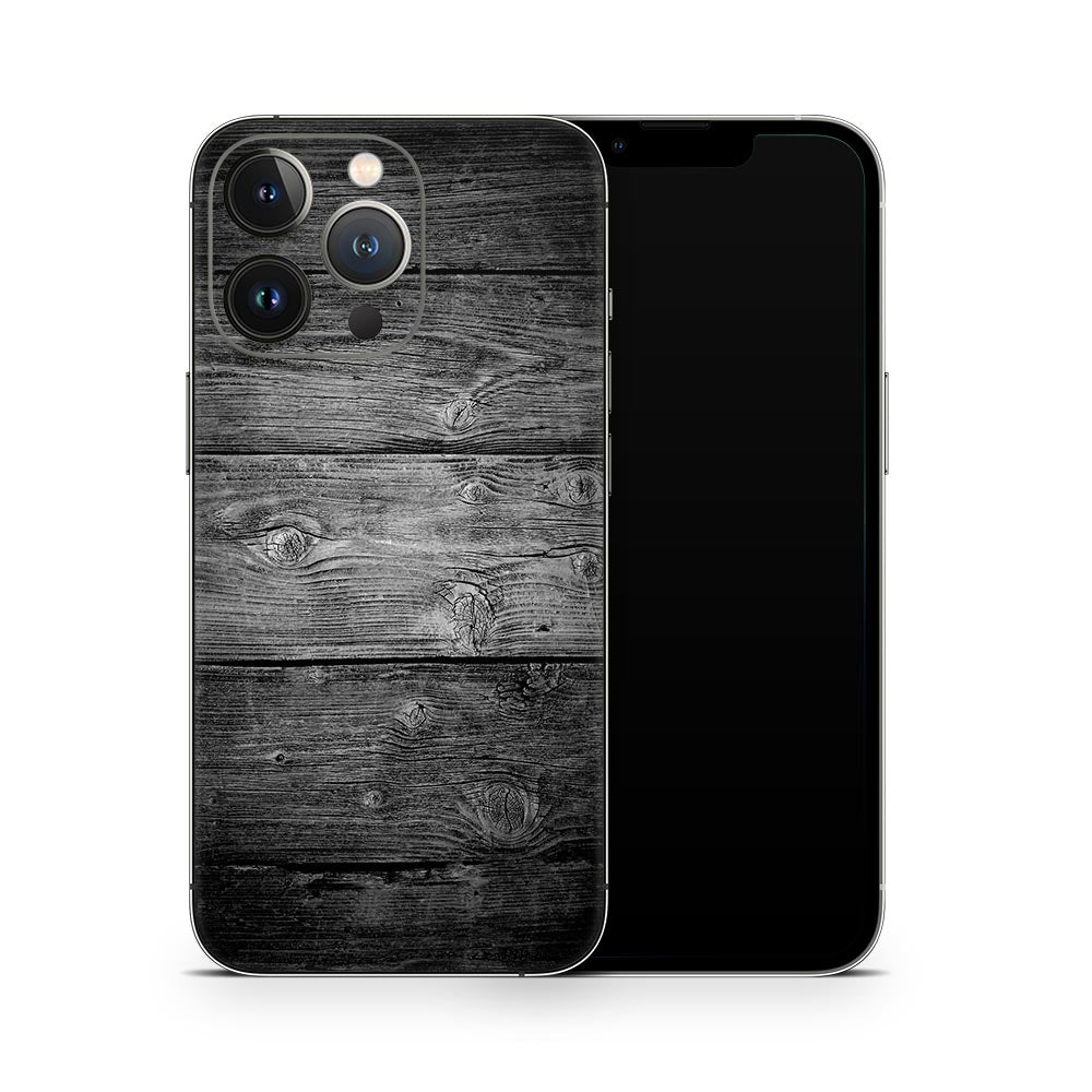 Black Timber V2 iPhone 13 Skin