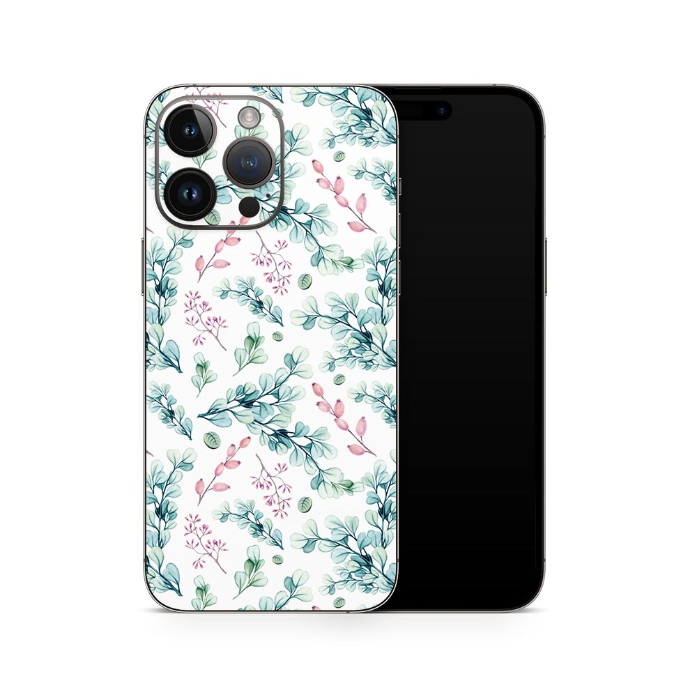 Berry Leaf iPhone 14 Skin