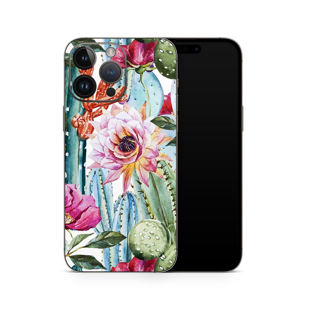 Cactus Flower iPhone 14 Skin