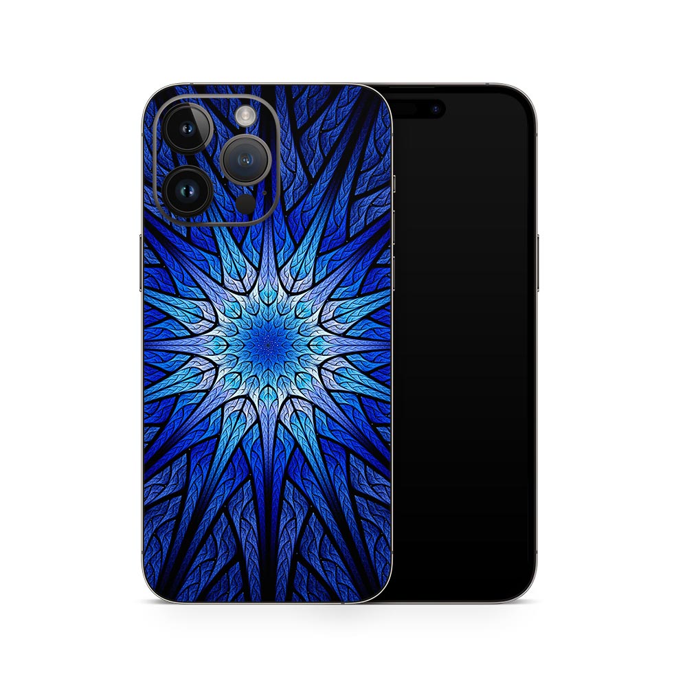 Blue Star Mandala iPhone 14 Skin