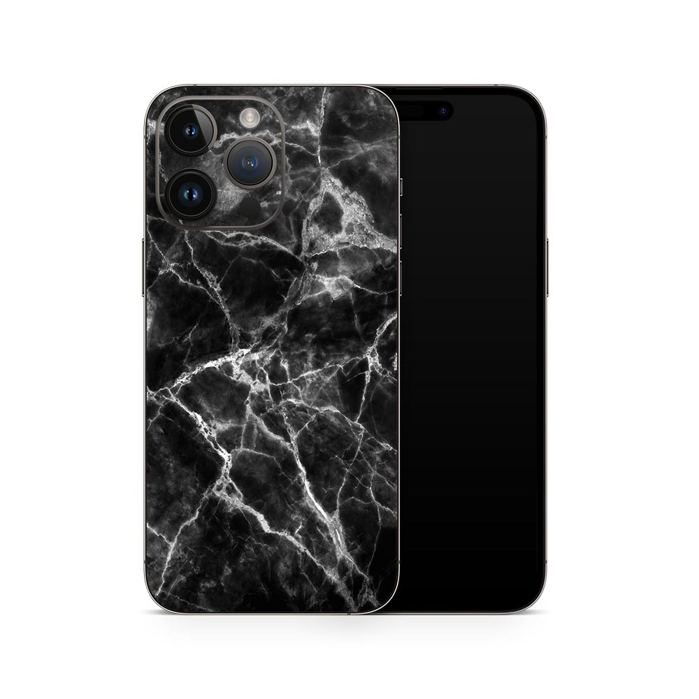 Classic Black Marble iPhone 14 Skin