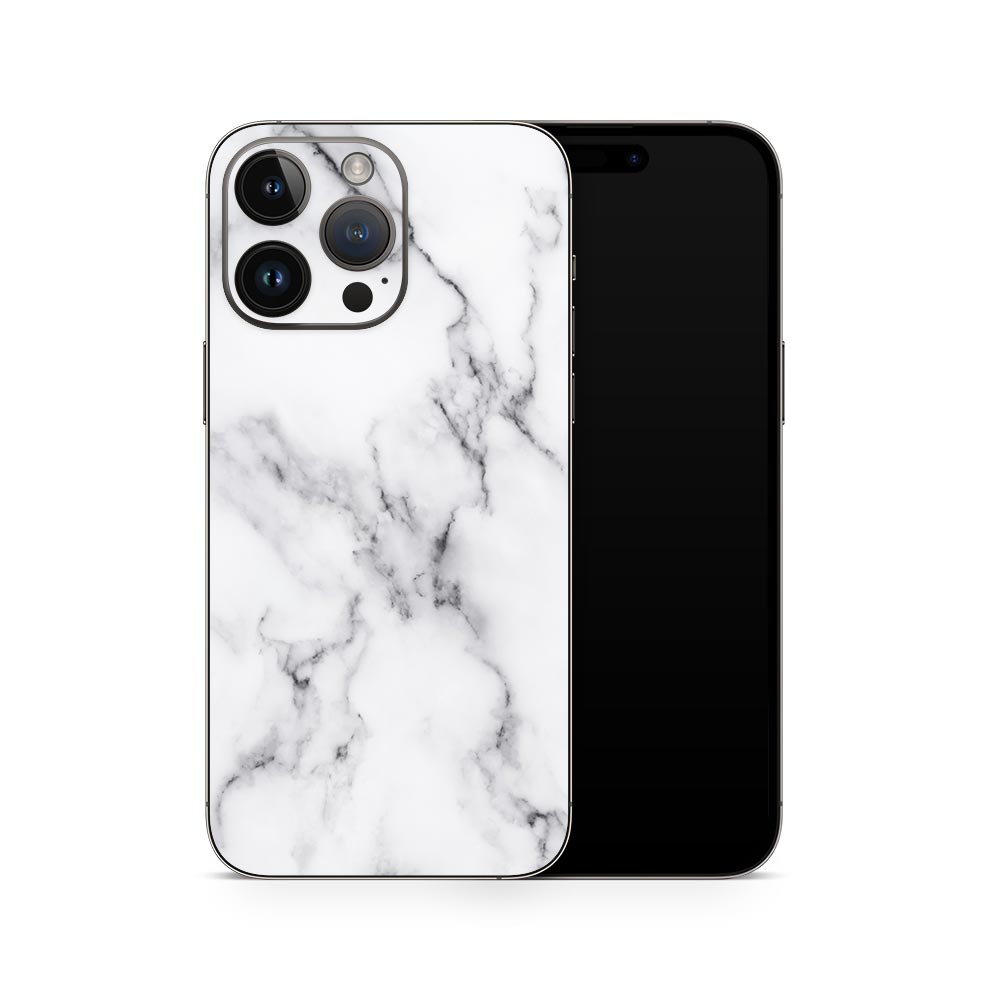 White Marble III iPhone 14 Skin
