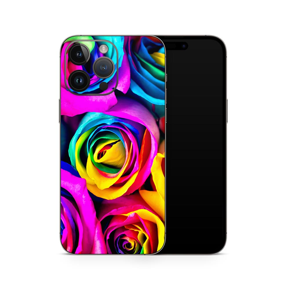 Rainbow Roses iPhone 14 Skin