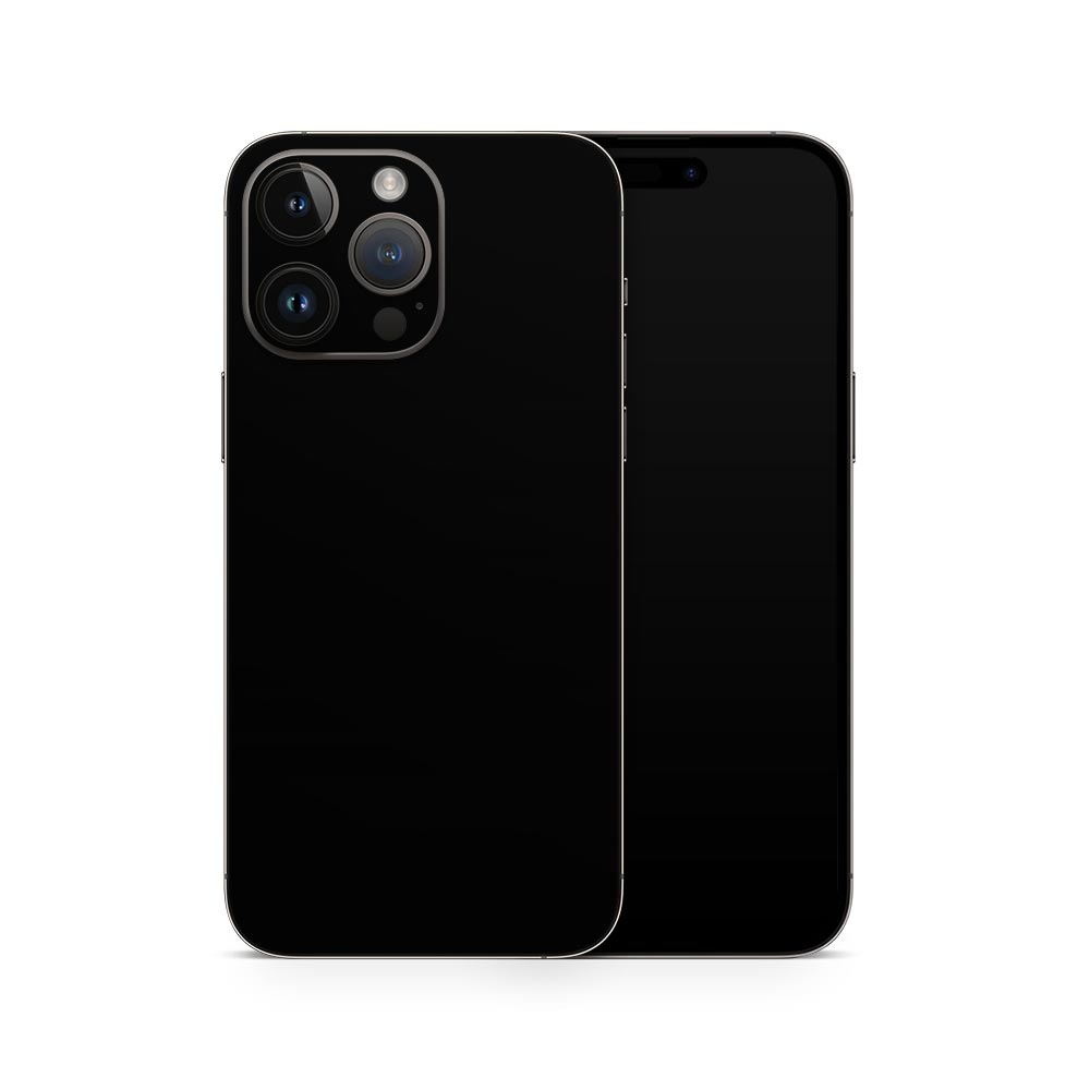 Black iPhone 14 Skin