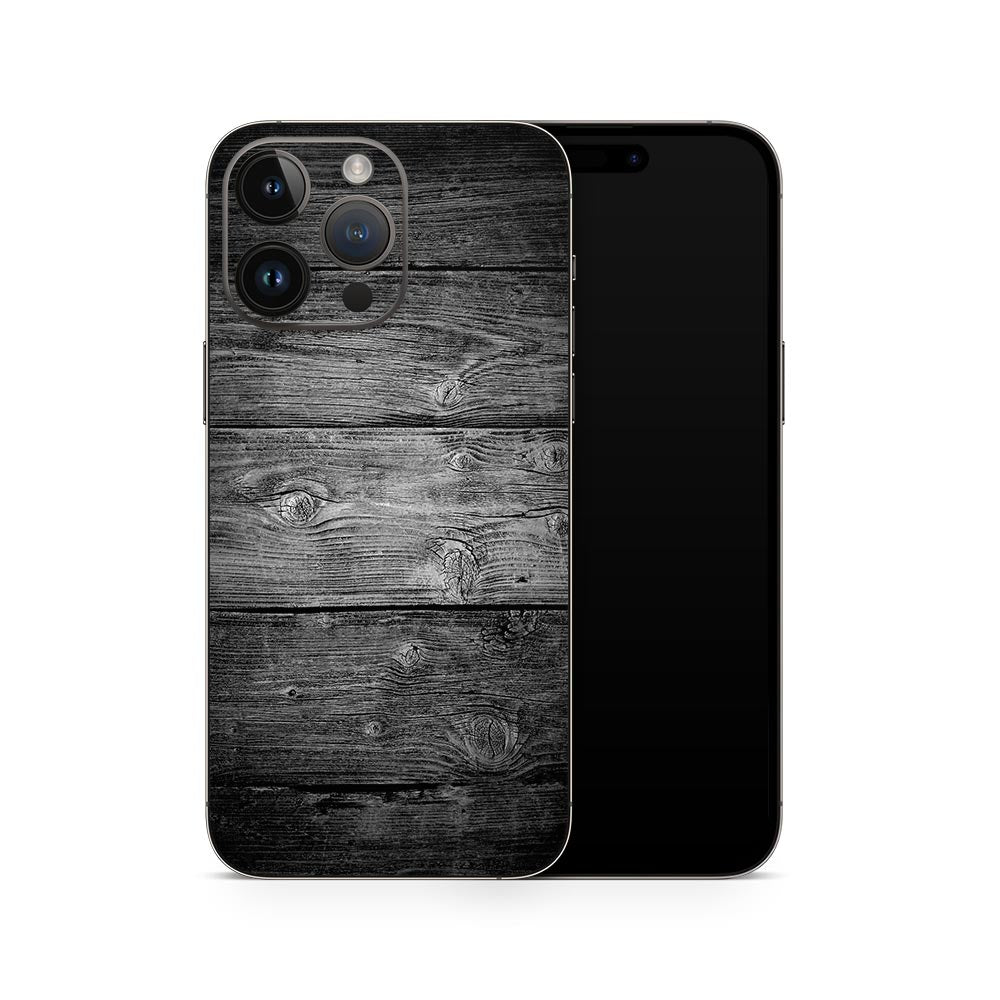 Black Timber V2 iPhone 14 Skin