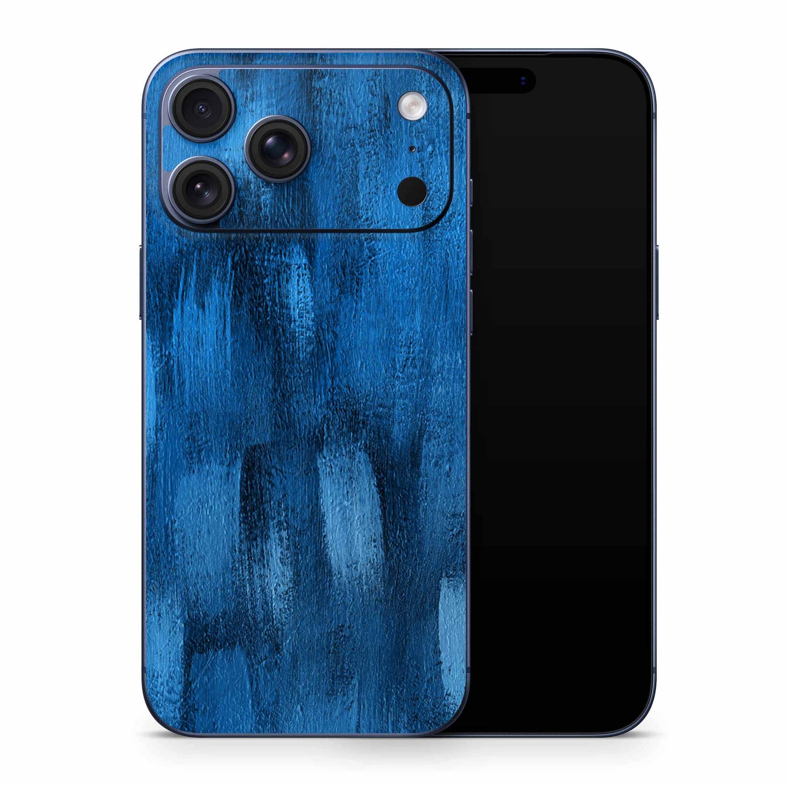 Brushed Blue iPhone 17 Skin