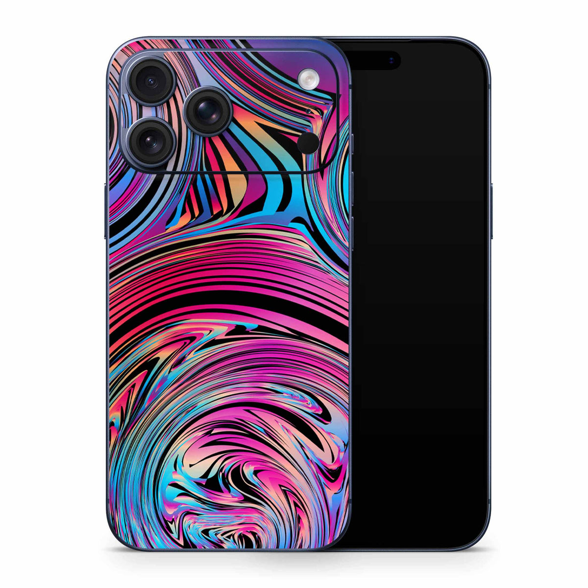 Circular Melt iPhone 17 Skin