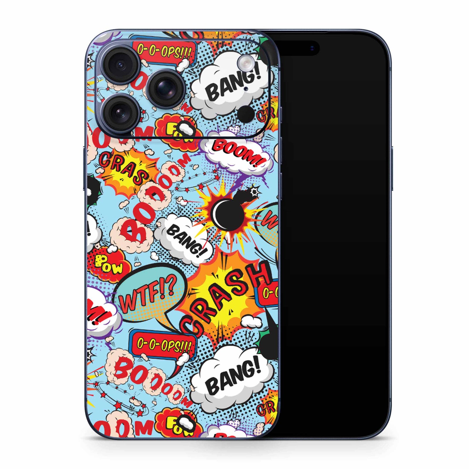 Comic Sounds iPhone 17 Skin