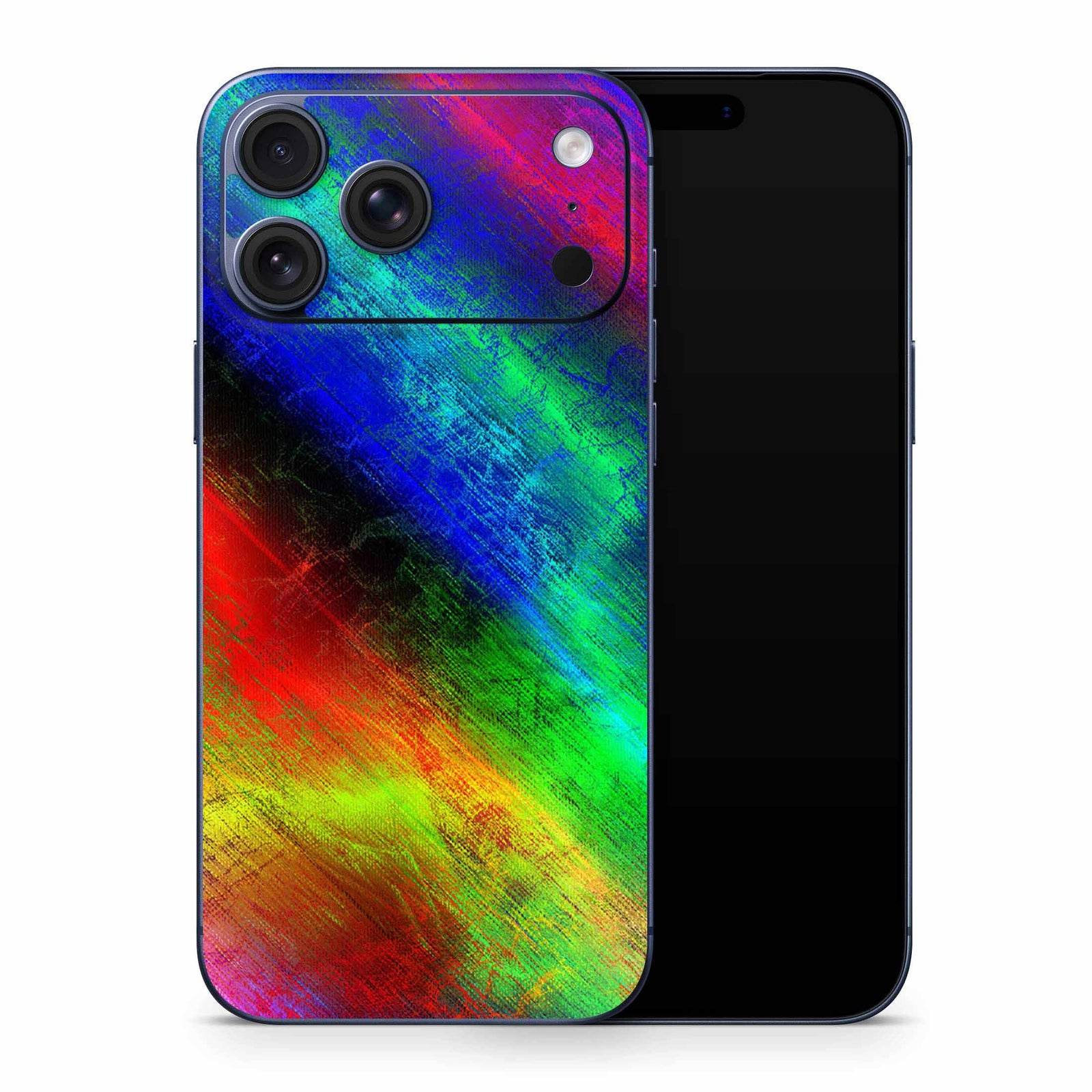 Grunge Rainbow iPhone 17 Skin