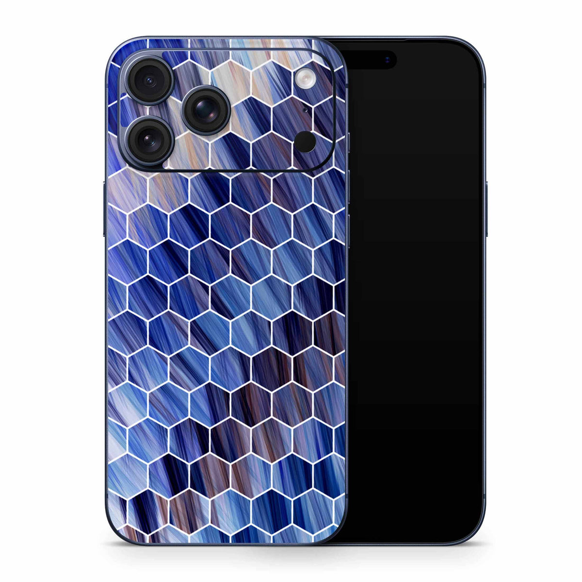 Hex Blue iPhone 17 Skin