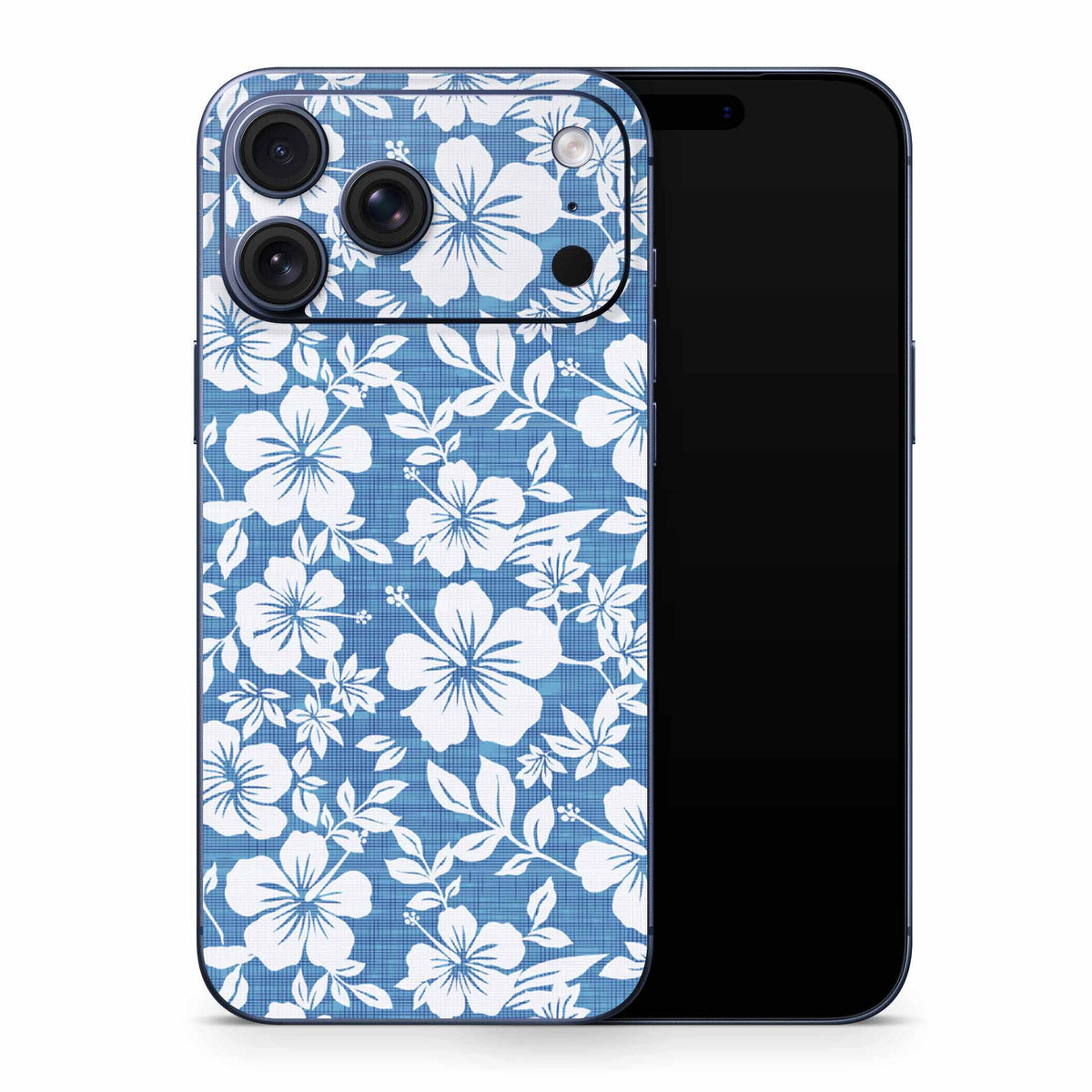 Hibiscus Blue iPhone 17 Skin