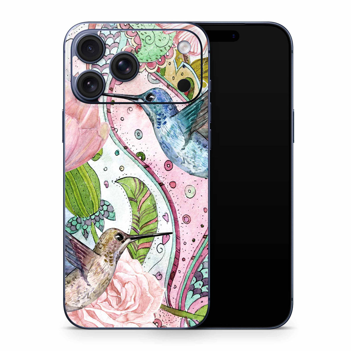 Hummingbird Floral iPhone 17 Skin