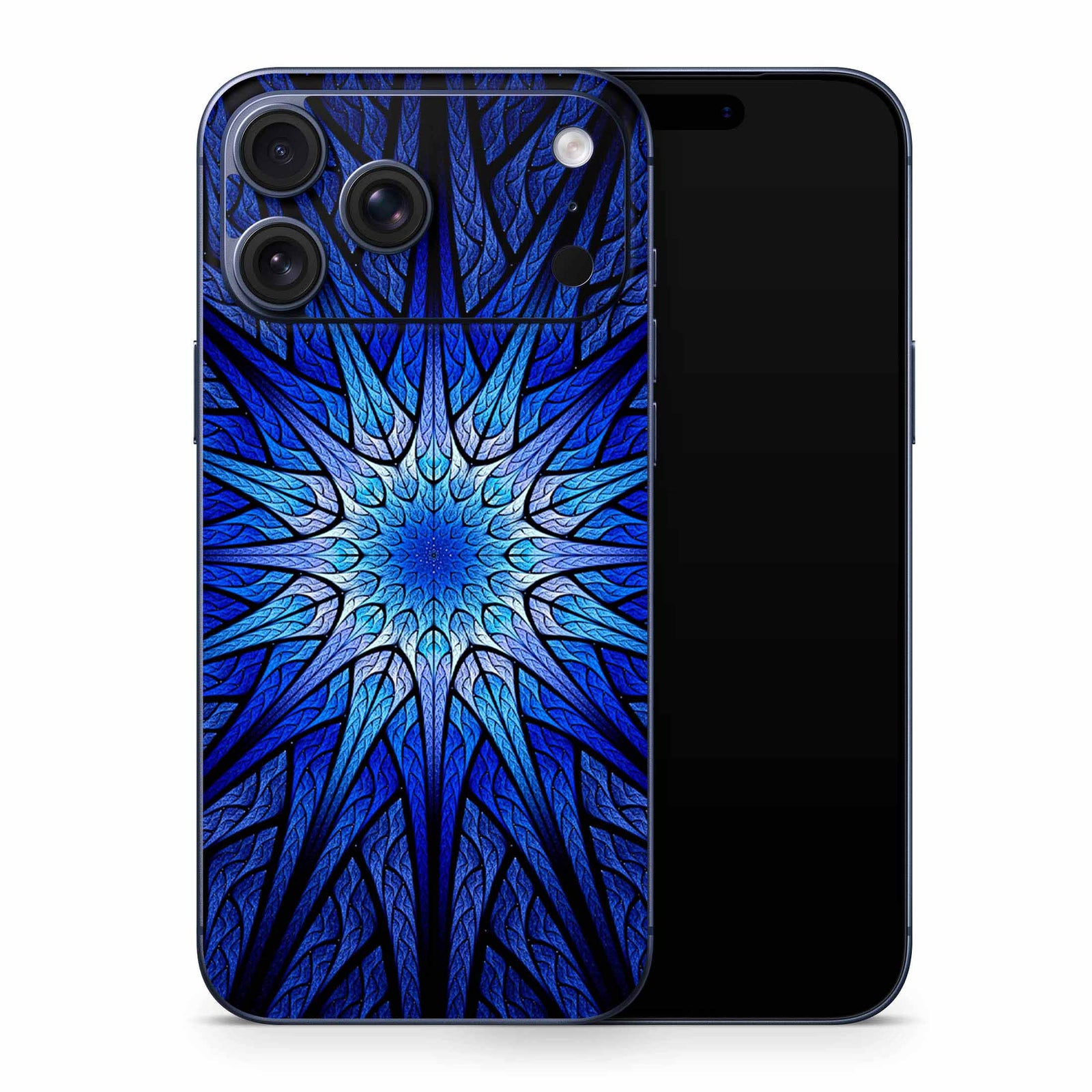 Blue Star Mandala iPhone 17 Skin