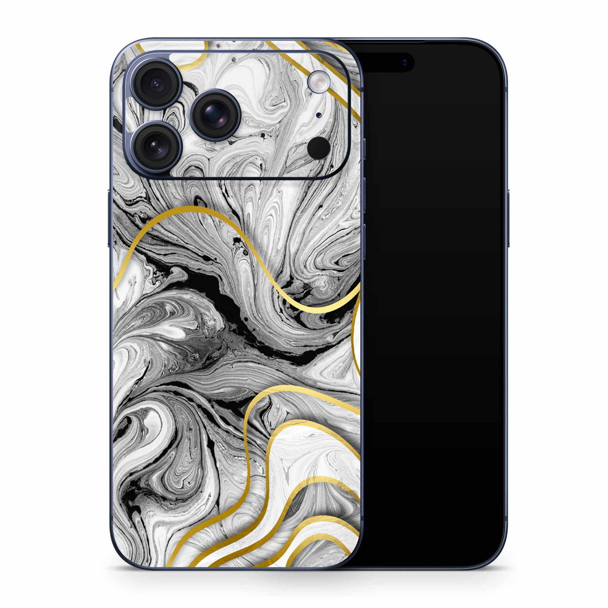 Acrylic Marble Swirl iPhone 17 Skin