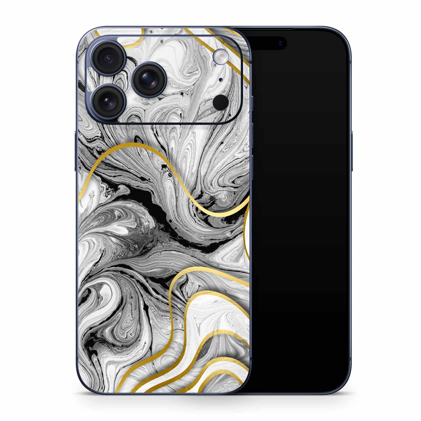 Acrylic Marble Swirl iPhone 17 Skin