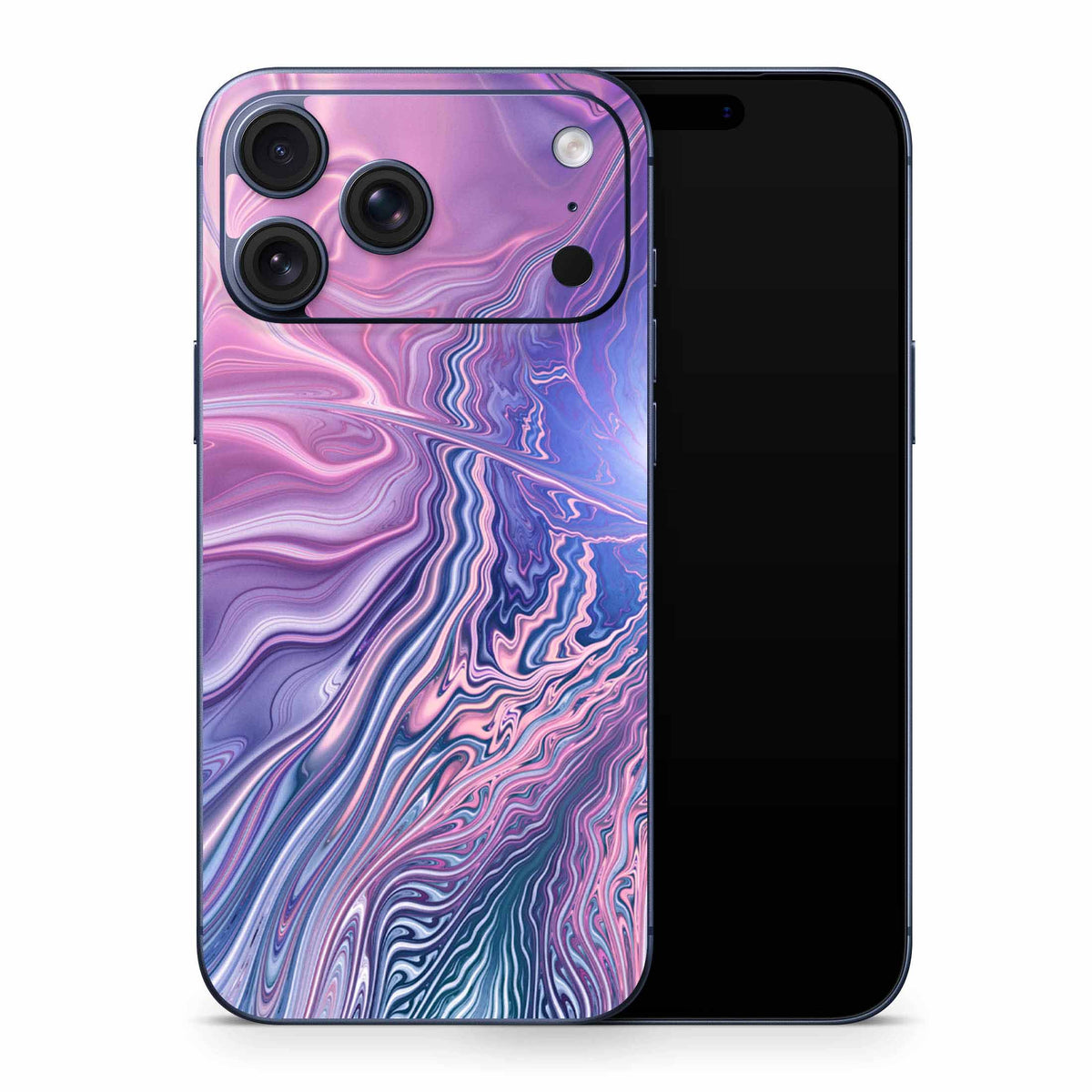 Fractal Marble iPhone 17 Skin